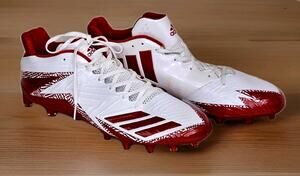 Adidas Freak X Carbon Low Top Shoes Football Cleats Men’s 15 BY3098 White Red